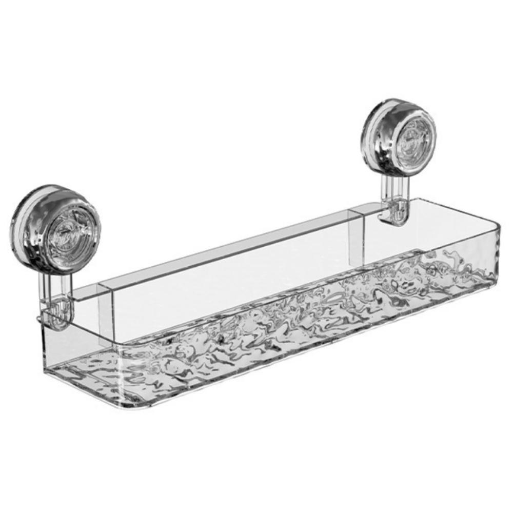 Removable Suction Cup Storage Rack Waterproof Cosmetic Storage Box Wall-Mounted Shelf Rack Kitchen