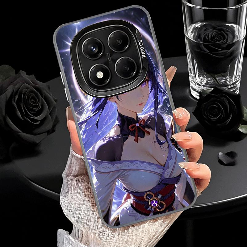 Genshin Impact Raiden Shogun Soft Phone Case for Xiaomi Redmi Note 13 14 15 Pro Plus 12S 12 11S 11 11T 10S 10 Shockproof Cover B