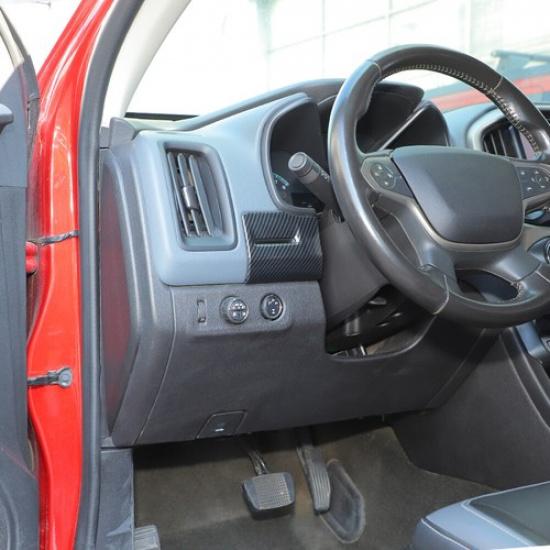 For Chevy ColoradoCanyon 2014+ Console Dash Card Slot Cover Panel Carbon Fiber
