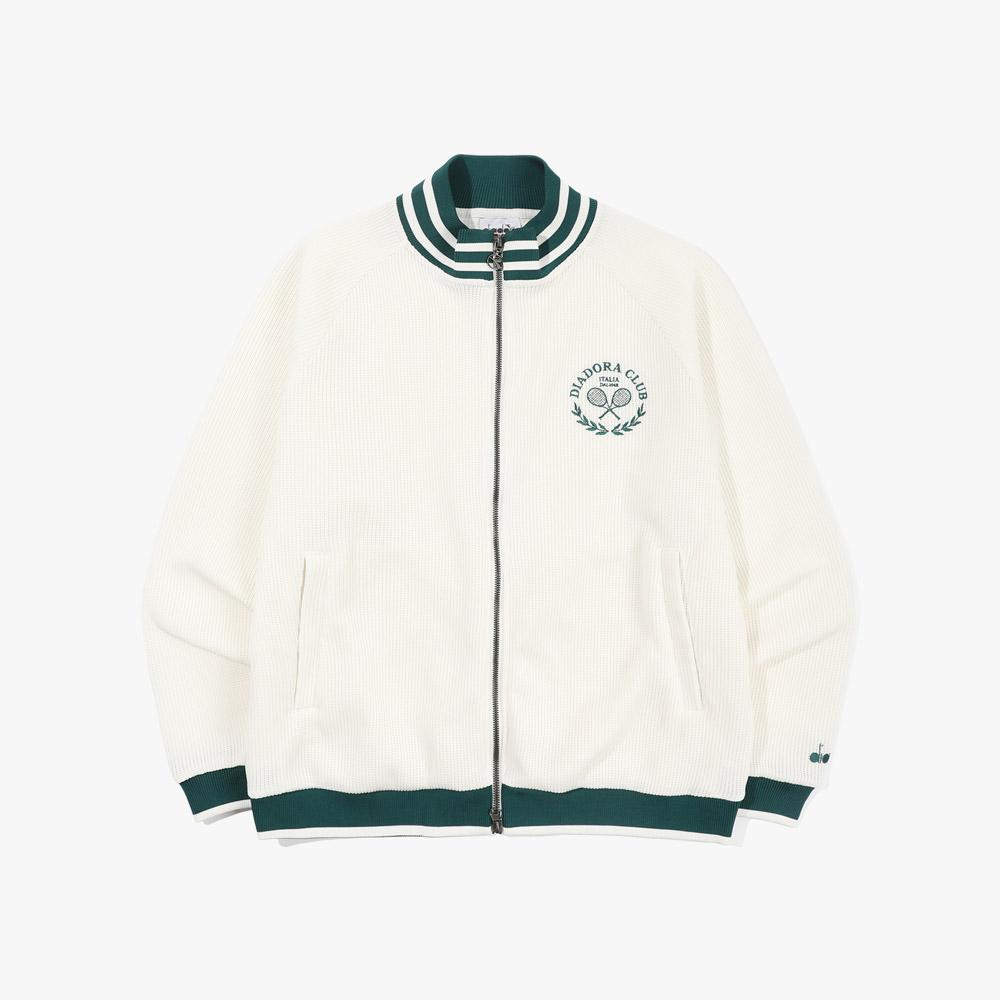 Diadora Quarterface Track Jacket Ivory