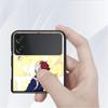 Роскошный чехол для Samsung Galaxy Z Flip 4 3 5G, черный ПК, жесткие чехлы для телефонов, модная задняя крышка ZFlip Funda My Hero Academia Shell Sac