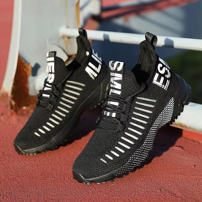 Men'S Athletic Shoes Breathable Mesh Lightweight Running Sneakers Stylish Casual Sport Footwear Designer Shoes Men