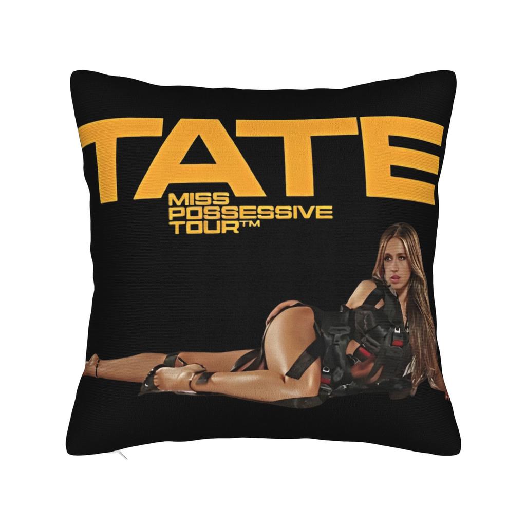 Декоративная Наволочка Tate McRae Think Later Tour Аксессуары Подушка для Стула Плед Чехол для Подушки Квадратный Разные Размеры