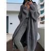 Long Lazy Sweater Women's Autumn And Winter Loose All-match Long-sleeved Knitted Cardigan Jacket