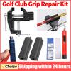 Инструмент для замены грипа для гольфа, настольный зажим, многофункциональный тисочный зажим, литая сталь, быстрозажимной зажим для вала, инструмент для перегрипирования клюшки для гольфа
