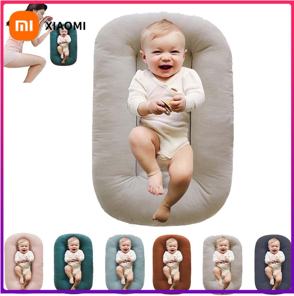 Xiaomi Гнездо для младенца для совместного сна Младенец Портативная хлопковая колыбелька для ребенка с защитой от давления Обертывание для кроватки ребенка и аксессуары для младенца