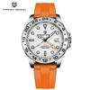 PAGANI DESIGN GMT Watch Automatic Mechanical Watch Stainless Steel Luxury Sapphire 100m Waterproof Clock Reloj Hombre PD1682