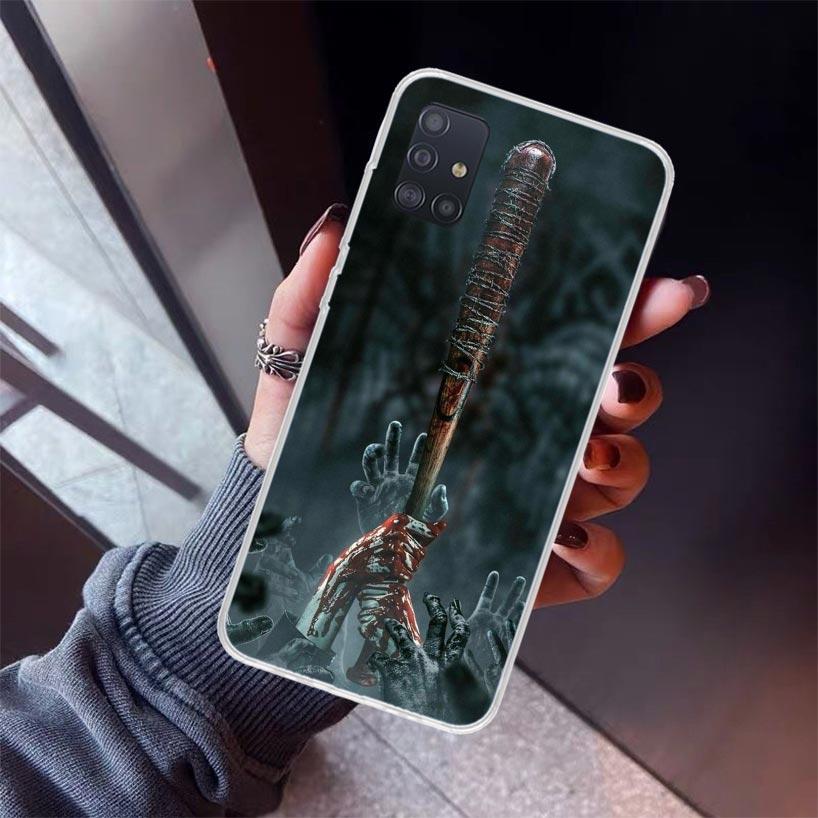 Negan The Walking Dead Phone Case For Samsung Galaxy A52 A51 A50S A32 A22 A12 A02S A72 A71 A31 A70 A30S Note 20 Ultra 10 Plus S1