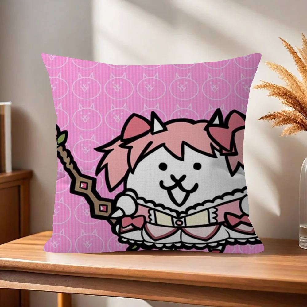 Игровой Аниме Battle Cats Наволочка Дюймы Сельский Декор Домашние Декоративные Подушки для Дивана