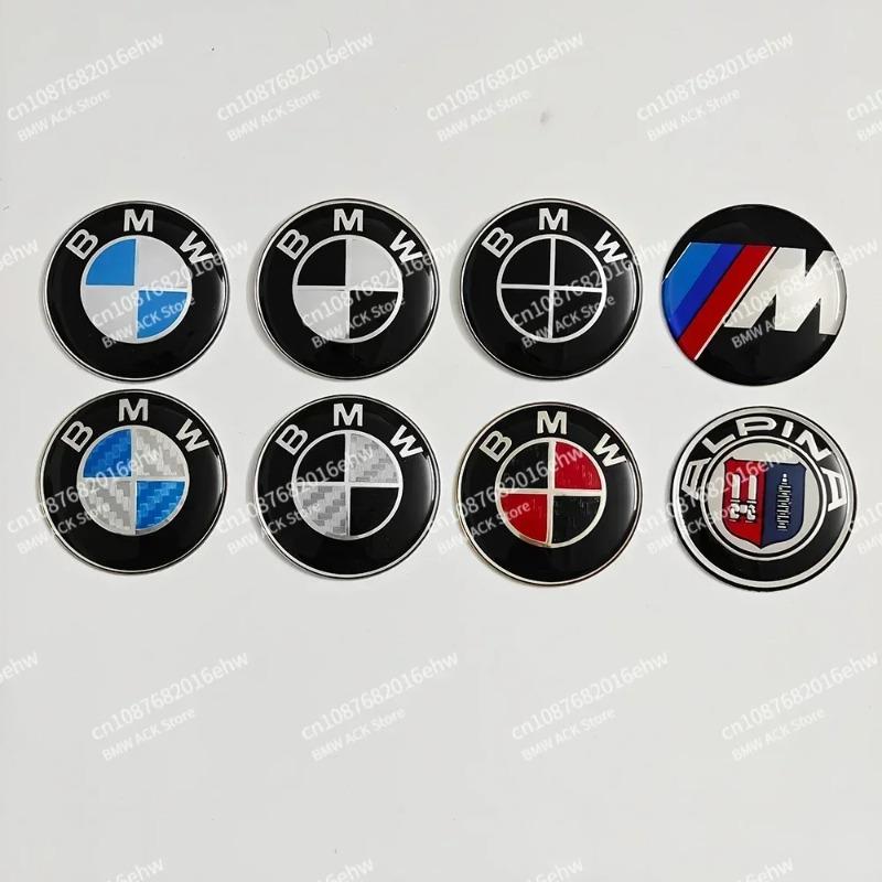 1Pcs 45mm Car Steering Wheel Badge Emblem Stickers For BMW E36 E46 E53 E90 E60 E61 E93 E87 X1 X3 X5 X6 F30 F20 F10 Accessories
