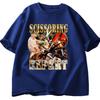 Scissor Exp Art Fun Meme Pattern Tshirt Summer Unisex Casual Cotton Fashion Harajuku Oversized Street Wear Y2K Tshirt