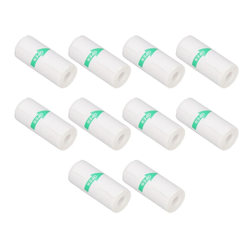 10 pcs , 20 pcs Transparent Surface No Core Thermal Rolls Photo Snapshot Output
