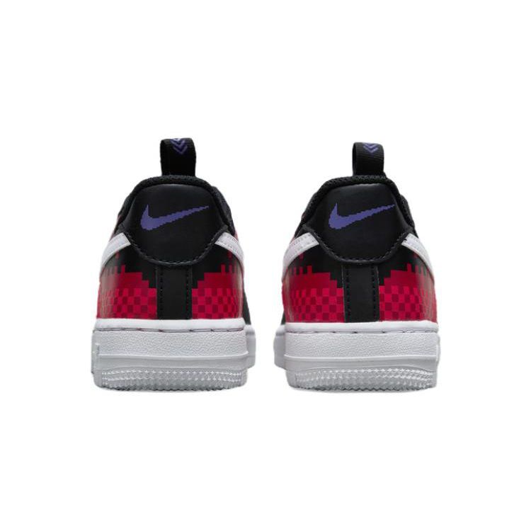 Nike Air Force 1 Toggle Se Повседневные Низкие Кроссовки для Детей Детские Кроссовки Черные Красные DN3322-600