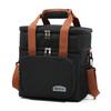 New Double-layer Lunch Bag, Large-capacity Cooling Bag, Crossbody Insulated Bag with Multiple Pockets for Camping, Picnic