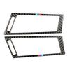 4pcs Carbon Fiber Interior Cover Trim Fits for Bmw X5 E70 X6 E71 2007-13