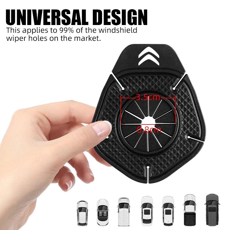 Car Windshield Wiper Hole Protective Cover Dustproof Bottom Sleeve Leaves Debris Prevention Cover For all Citroen e-C4 X C5X C3 aik256