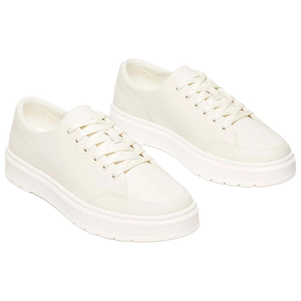Dr. Martens Brookline Leather Fashion Casual Durable Low-Top Shoes Unisex Sneaker Off-White 41542100