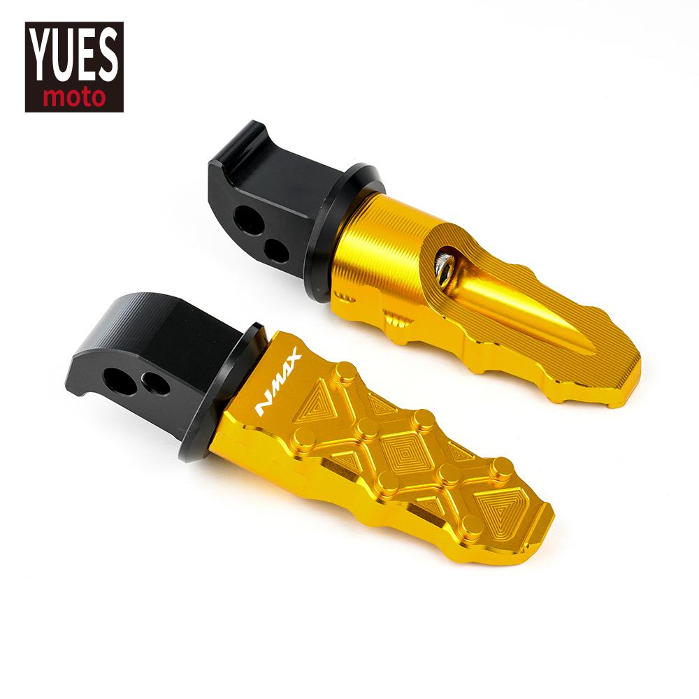 Мотоциклетные аксессуары Задние подножки Подставки для ног Пассажирские подножки для Yamaha NMAX155 NMAX 155 125