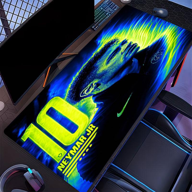 Neymar Jr Print Mouse Pad, for Keyboard Pad Laptop PC Mat for Office Home Use, Desk Decor, Perfect Birthday Gift for Gamers