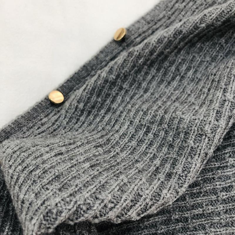 New Spring Women'S Knitted Scarf Shawls Knit Pashmina With Button Vest Solid Cashmere Shawl Wraps Bufandas Mujer Ponchos Cape