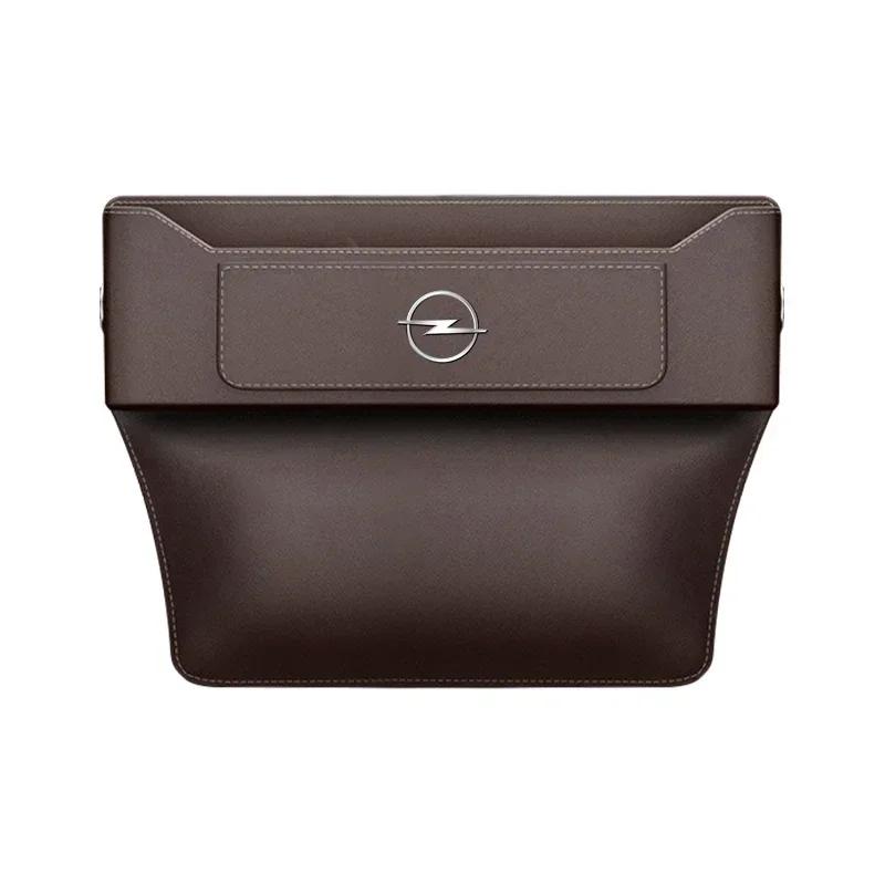 Car Seat Gap Storage Box Leather Crevice Side Pocket Wallet For Opel Astra Insignia Mokka Zafira Corsa Vectra Antara Meriva
