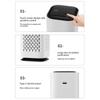Air Purifier for Home Bedroom Portable Car Negative Ion Air Cleaner with Atmosphere Light Touch