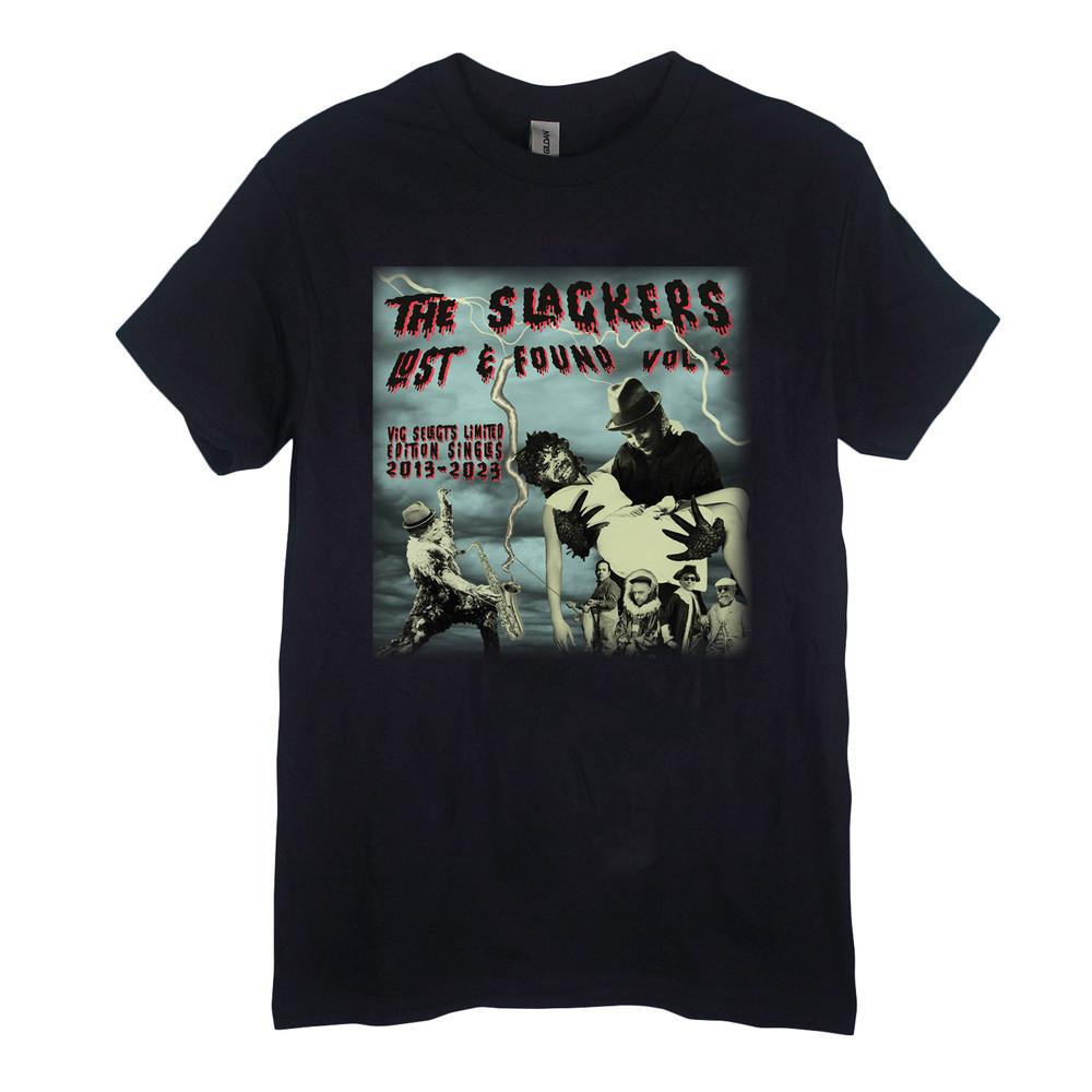 Горячая Новинка Футболка The Slackers Band Lost And Found Черная S до 5XL BB792 Унисекс Футболка