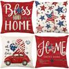 Independence Day Pillowcase Living Room Festive Atmosphere Decoration Bedroom Sofa Pillowcase