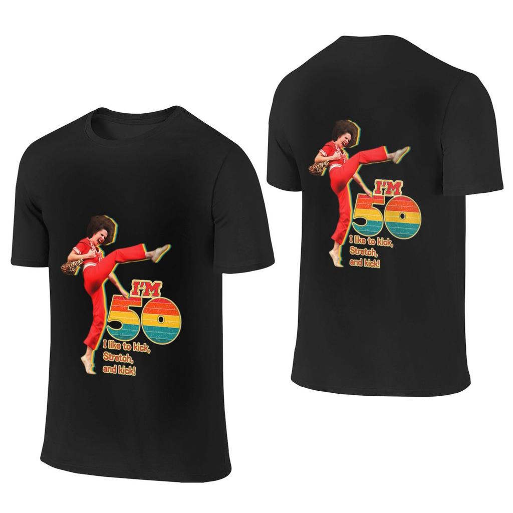 Sally Omalley I M 50 I Like To Kick Streth And Kick Vneck Reversible Tshirt Artistic Boy Niche Unisexs Tshirts