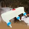 Soft Silicone Small Animal Milk Feeder with 3 Nipples Goat Milk Feeder for Sheep Piglet Calf Lamb