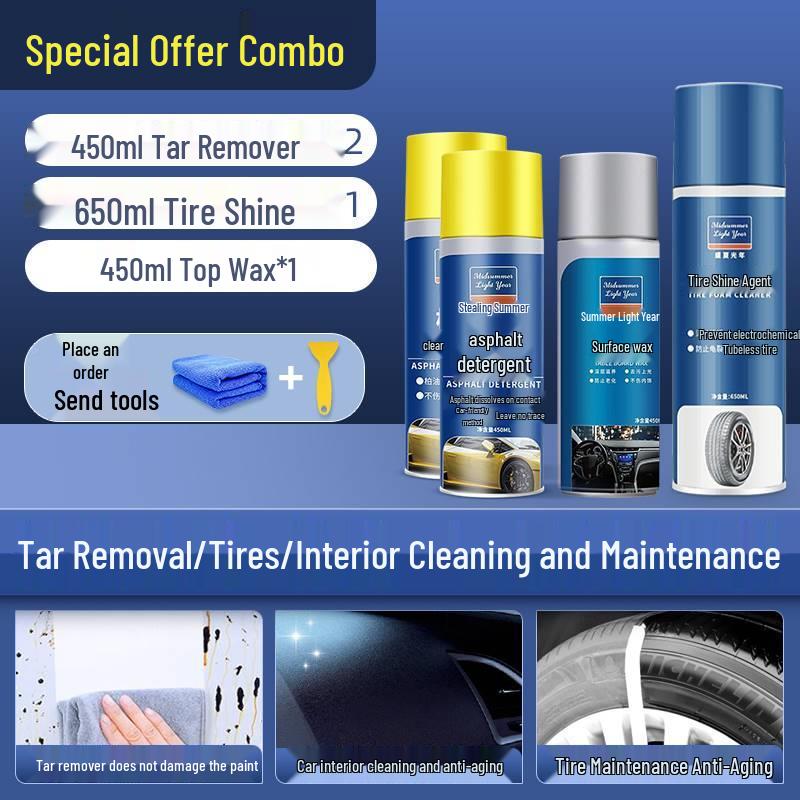 Asphalt & Stain Remover: Effective Car Wash for White Vehicles - Tackles Tree Sap and Gum