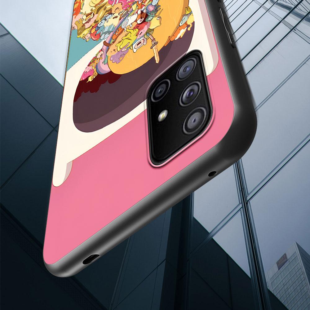 Fionna and Cake Case for Samsung Galaxy S23 S10e S10 S21 FE S22 S9 S24 Ultra S20 Plus Soft Black TPU Phone Cover Bumper
