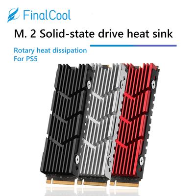 FinalCool M2 2280 SSD Алюминиевый радиатор M.2 SSD NVMe Радиатор из алюминиевого сплава с термопрокладкой для настольного ПК PS5