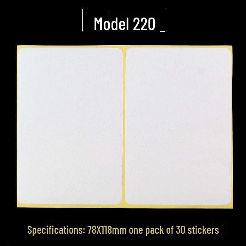 A5 Self-Adhesive Blank Label Stickers for Printing and Handwriting - White Name and Number Stickers