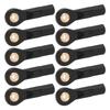 10pcs RC Tie Rod End Plastic Material Black 2.5mm Aperture 23mm Height Ball Head Holder Tie Link Rod End for 1 10 RC Car