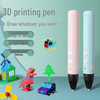 Умная 3D-ручка для детей - Стереоскопическая живопись, Креативный дизайн при комнатной температуре, Популярный подарок