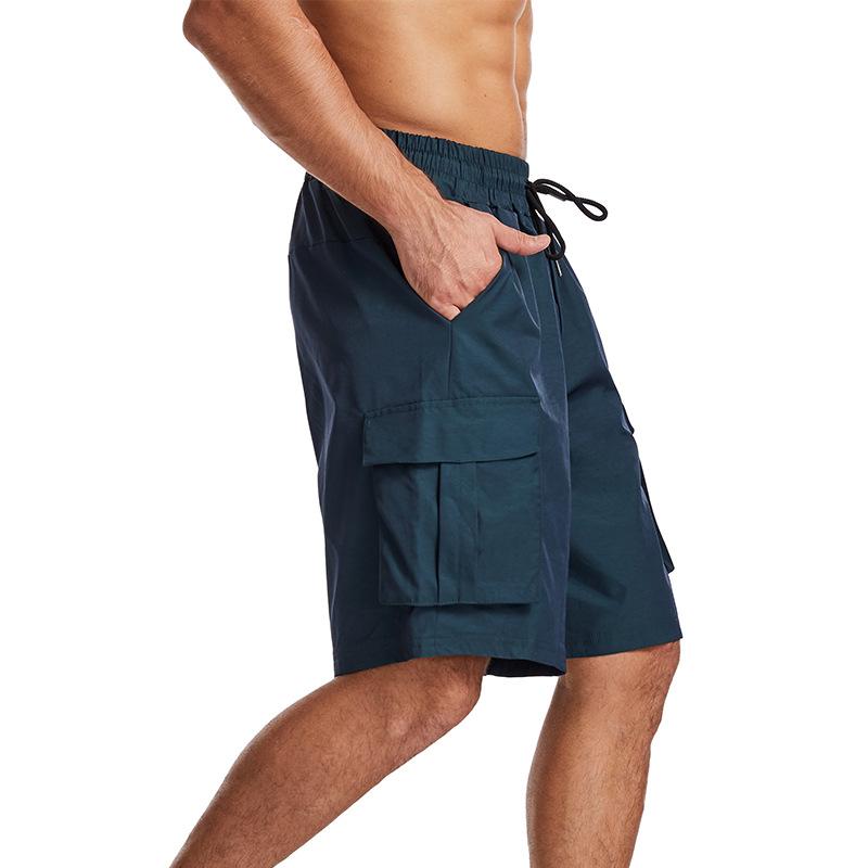 Шорты Crazy Muscle Workwear, мужские свободные брюки для фитнеса с изменяющимся цветом и длиной пять четвертей