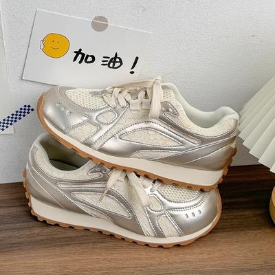 Ретро платформа немецкие тренировочные туфли женские 2025 весна и осень новая увеличивающая рост обувь Форрест Гамп повседневная универсальная уличная нескользящая спо