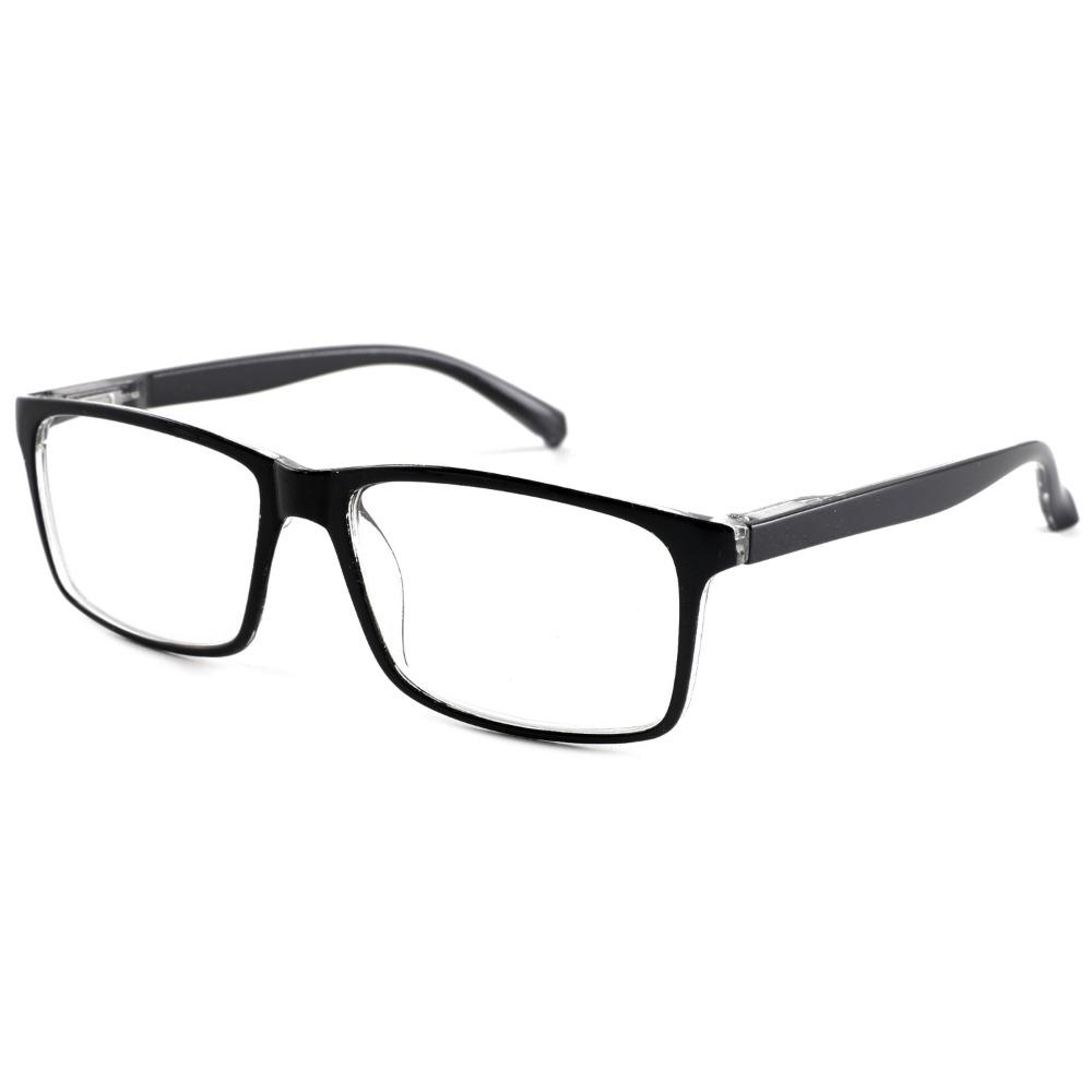 Black Blue Reading Glasses PC Anti Eyestrain Reading Glasses Portable Frame Glasses  Men and Women