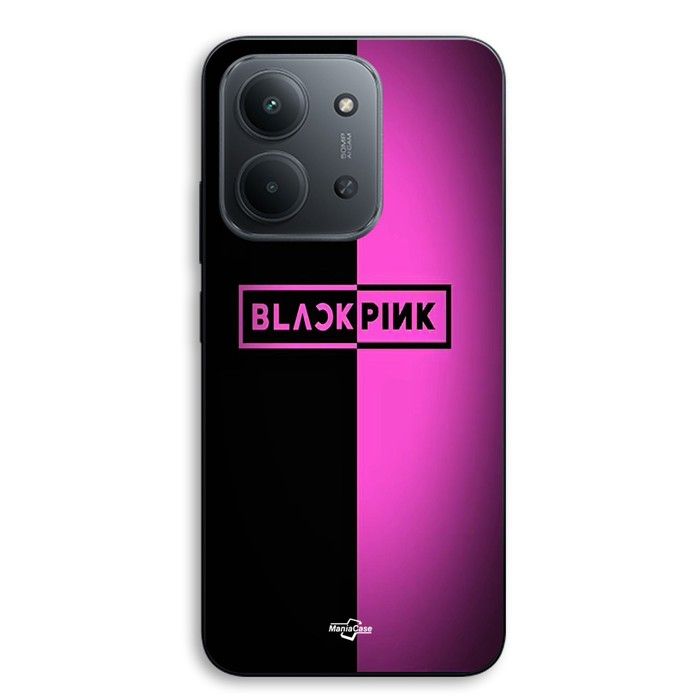 Чехол Для Xiaomi Redmi 15C 5g Blackpink черный и розовый Maniacase