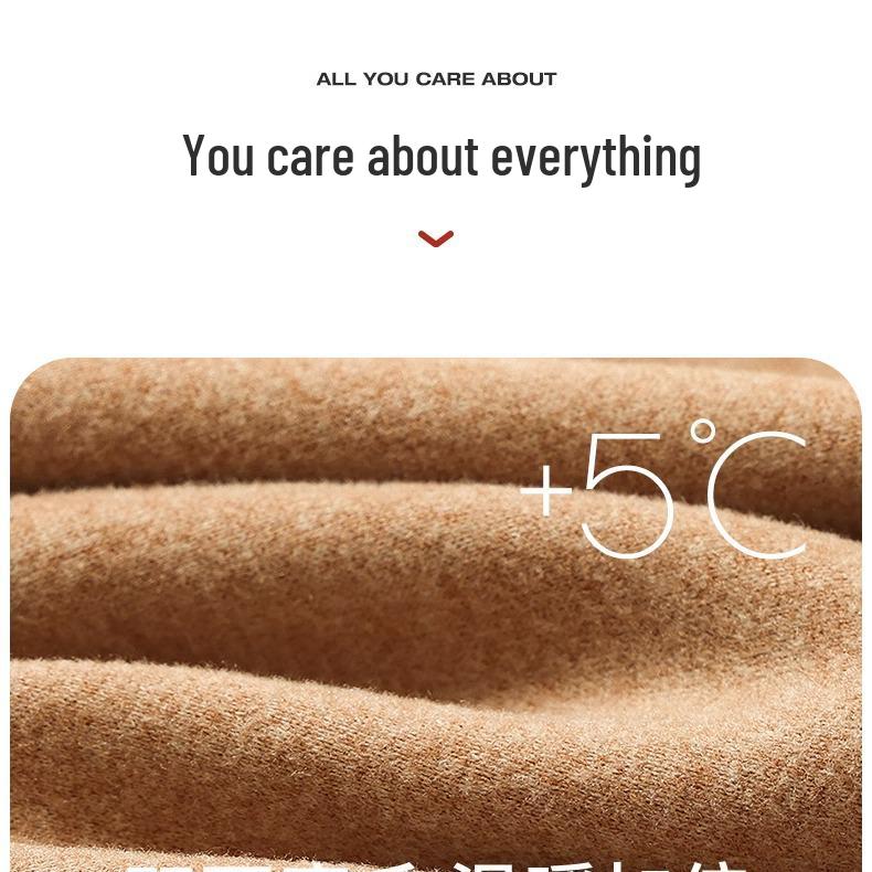 Женский бесшовный термокомплект - Круглый вырез, Тепло на осень/зиму