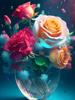 Diamond Painting Colorful Roses New Arrivals Diy Full Square Round Drill Rhinestone Embroidery Flowers Mosaic Cross Stitch Kits AA4635