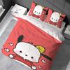 P-Pochacco Кавайный Комплект Пододеяльника Домашний Стиль Постельное Белье Мягкий Стираемый Хлопок Кровать Комплект из 3 Предметов Подарок для Студенческого Общежития