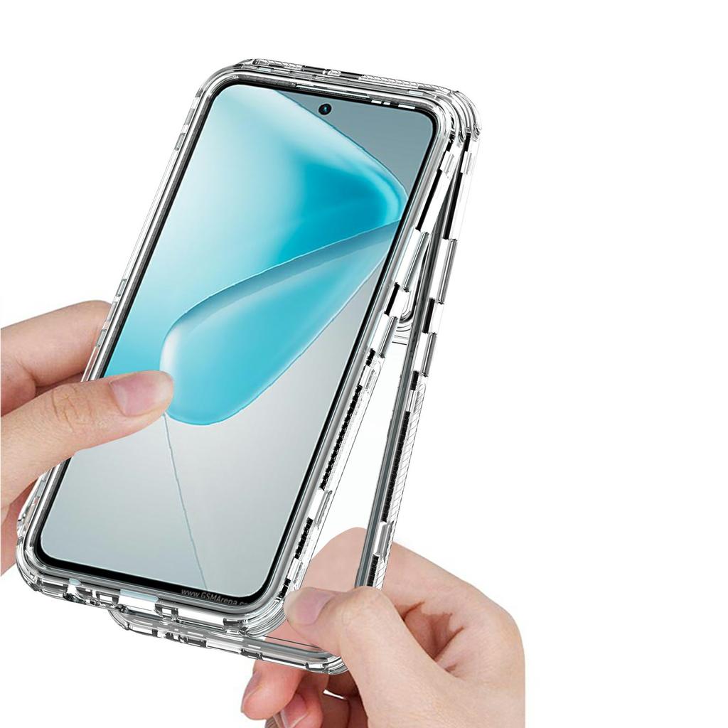 For Infinix Hot 50 Pro 4G Case 3 in 1 Detachable Anti Drop Clear PC + TPU Phone Back Cover