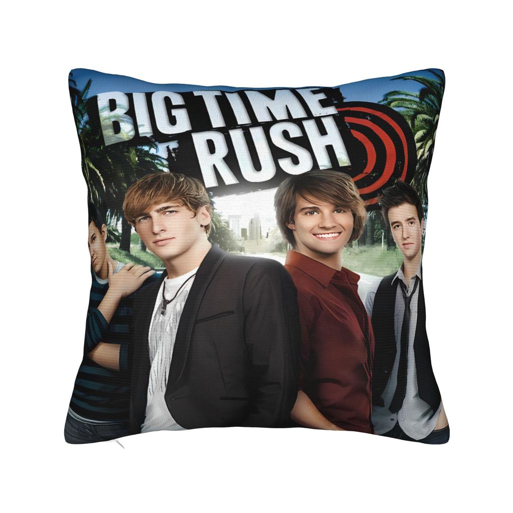 Pillow Case Big Time Rush Print Pillow Cover For Living Room Bed Chair Funny Pillowcases