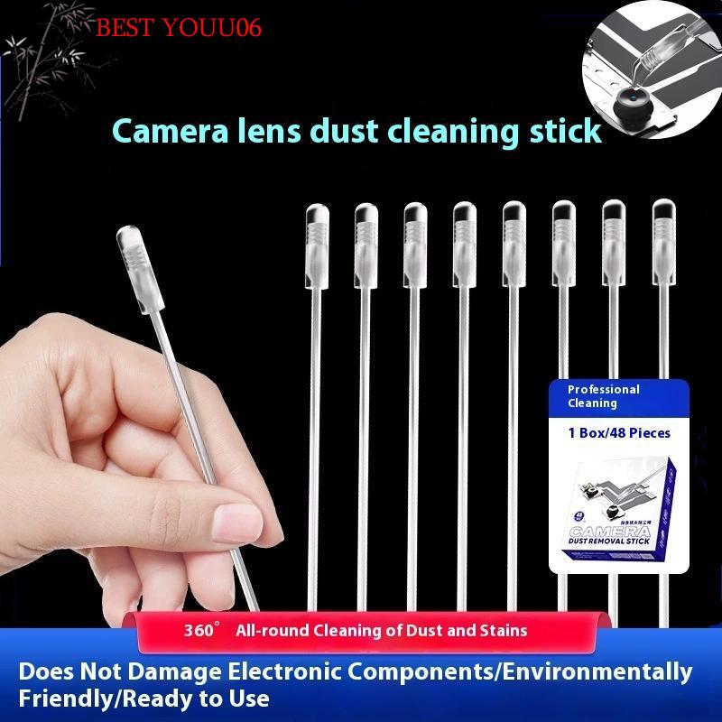 (YOUU06)24/48Pcs Camera Portable Lens Cleaner Resin Synthetic Stick Dust Fingerprint Removal For Phone Lens Screen Cleaning Tool
