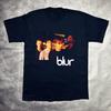 Blur band Подарок для фаната Черная унисекс хлопковая футболка Все размеры