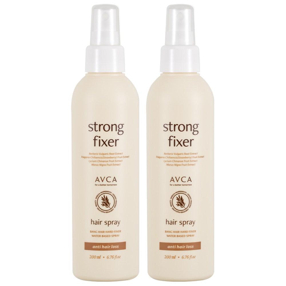 Abka Strong Hair Fixer Hair Loss Symptom Relief, спрей для укладки челки, 2 шт., 200 мл