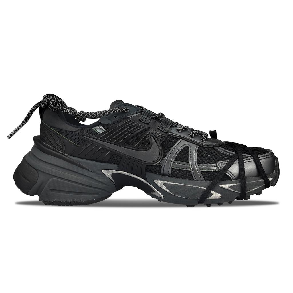 Nike V2K Run Низкие Повседневные Беговые Кроссовки Женские Серебристо-Черные FD0736-001(Команда220-)