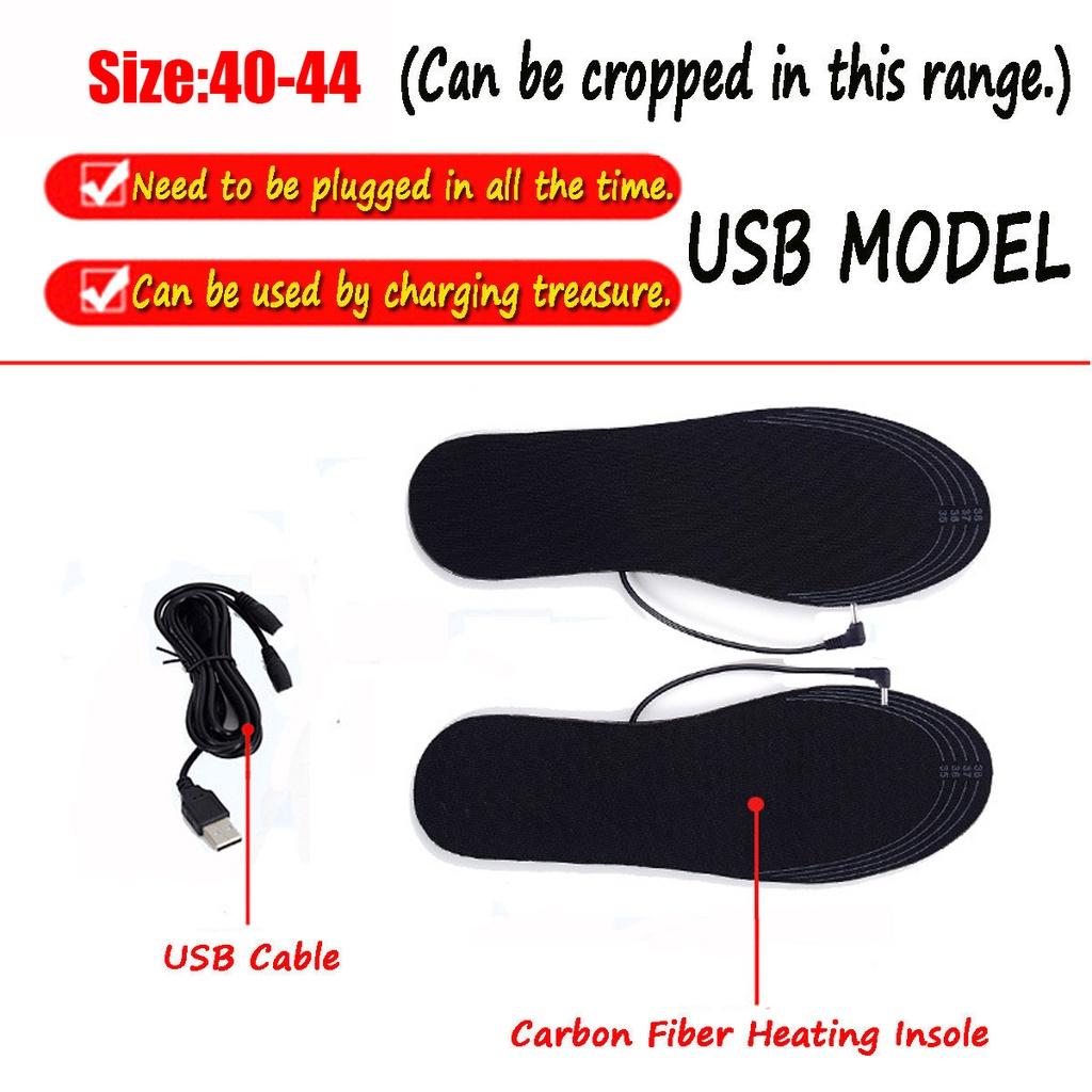 Cozy Electric Heated Shoe Insoles With Usb For Winter Warmth And Comfort